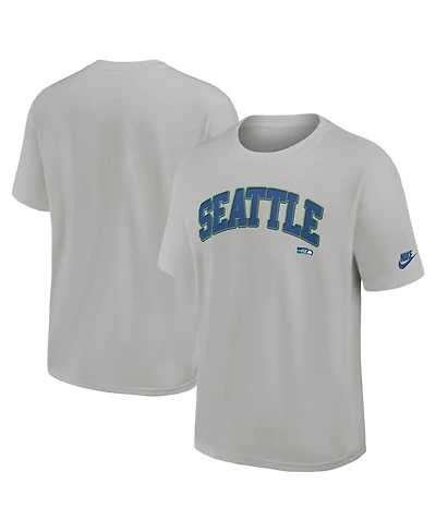 Nike Men's Silver Seattle Seahawks Rewind Max90 Statement T-Shirt