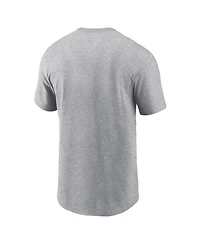 Nike Men's Heather Gray Lsu Tigers Legacy Helmet T-Shirt