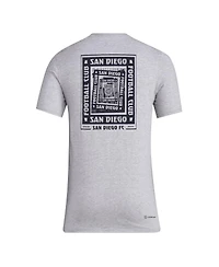Adidas Men's Gray San Diego Fc Local Wrap T-Shirt