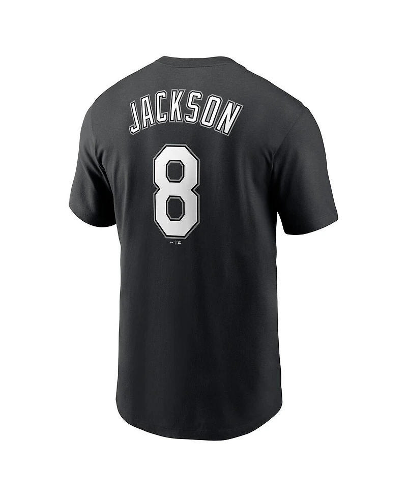 Nike Men's Bo Jackson Black Chicago White Sox Cooperstown Collection Fuse Name Number T-Shirt