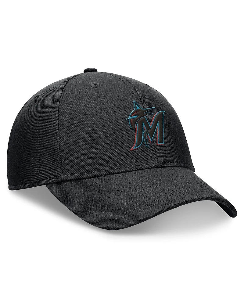 Nike Men's Miami Marlins Club Performance Adjustable Hat