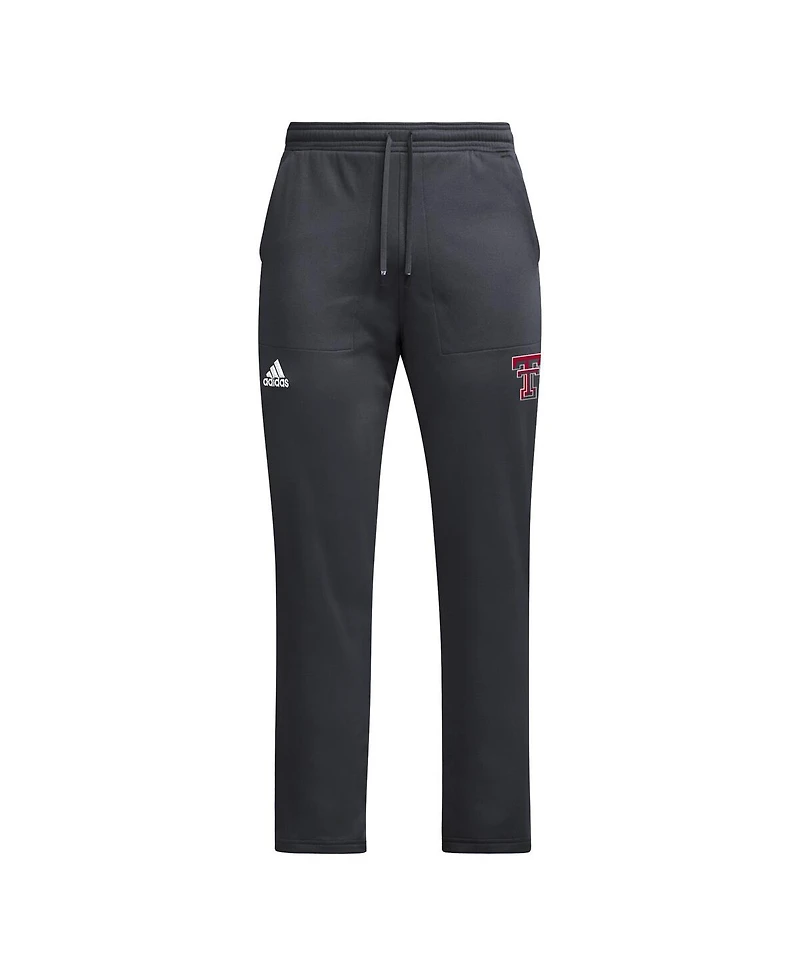 Adidas Men's Black Texas Tech Red Raiders Open Hem Aeroready Pants