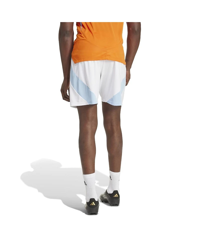 Adidas Men's White Houston Dynamo Fc Home 2025 Season 20 Authentic Shorts