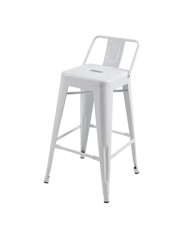 Counter Stool Chair with Footrest and Tapered Legs for Stylish and Comfortable Seating
