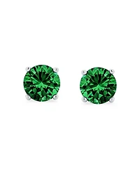 Bling Jewelry 1CTW Round Cubic Zirconia Solitaire Cz Stud Earrings .925 Sterling Silver 7MM