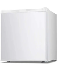 Cowsar 1.1 Cu.ft Upright Freezer , Compact Mini Freezer with Reversible Single Door, Temperature Control, Removable Shelves, White