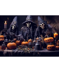 Trefl Red 500 Piece Puzzle - Halloween - Scary Skeletons
