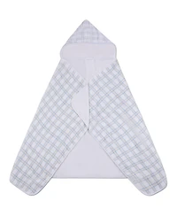 MeMoi Boys Cozy Plaid Hooded Cotton-Lined Terry Towel