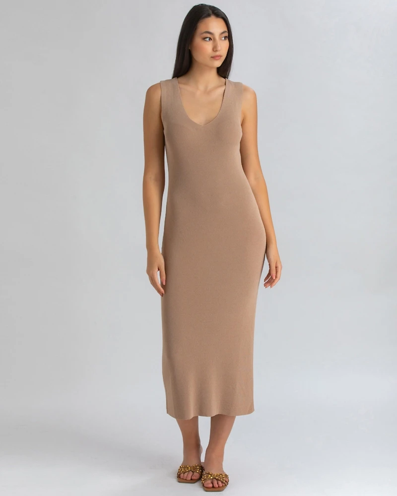Pietro Brunelli Milano Women's Slim-Fit V-Neck Side Slit Dress Dalia