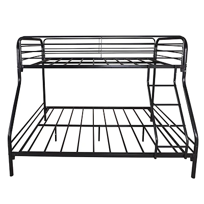 Industrial Heavy Duty Metal Bunk Bed for Small Spaces with Durable Steel Frame