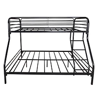 Industrial Heavy Duty Metal Bunk Bed for Small Spaces with Durable Steel Frame