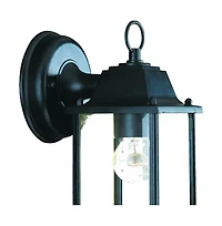 Hanging Glass Lantern Wall Light for Porch and Entryway Decor