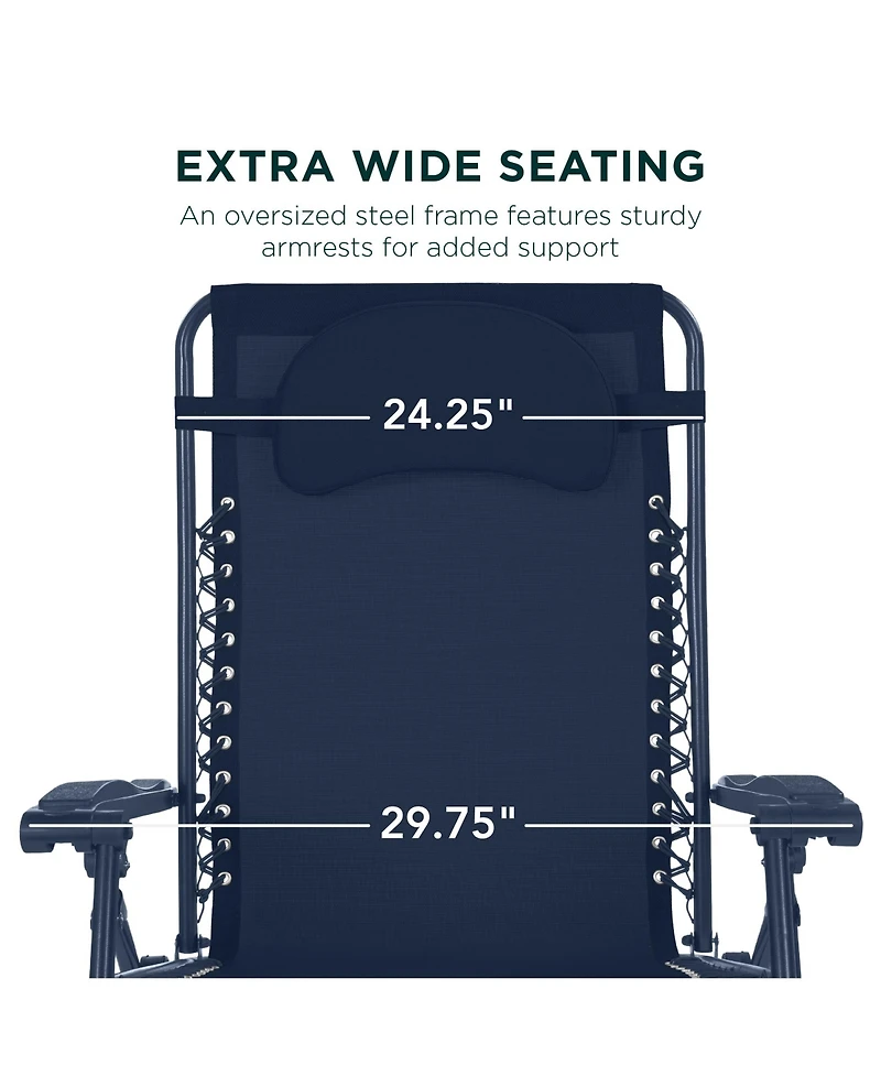 Best Choice Products Oversized Zero Gravity Chair