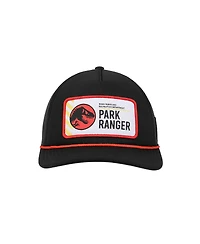 Jurassic Park Men's Park Ranger Badge Trucker Black Hat