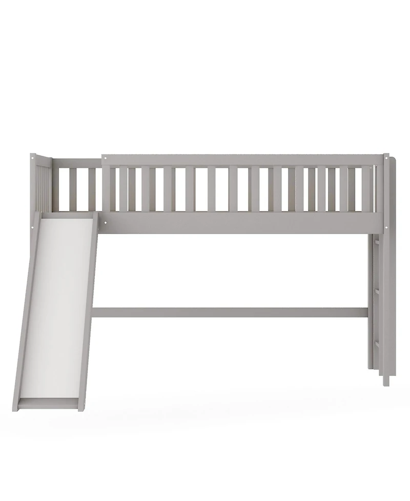 Traditional Loft Bunk Bed – Sturdy Wood Frame for Kids, Teens, or Guest Rooms