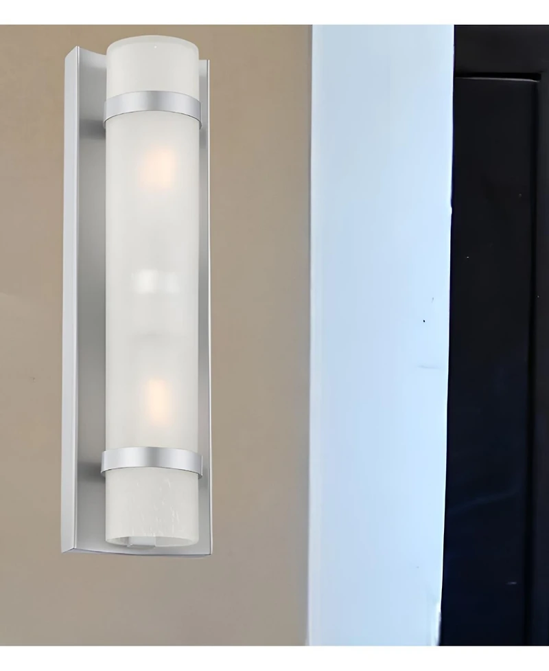 Modern Glass Wall Sconce for Living Room and Entryway Decor