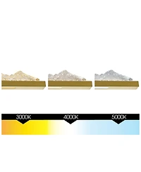 Cwi Lighting 5" Metal Himalayas Integrated Led Vanity Light