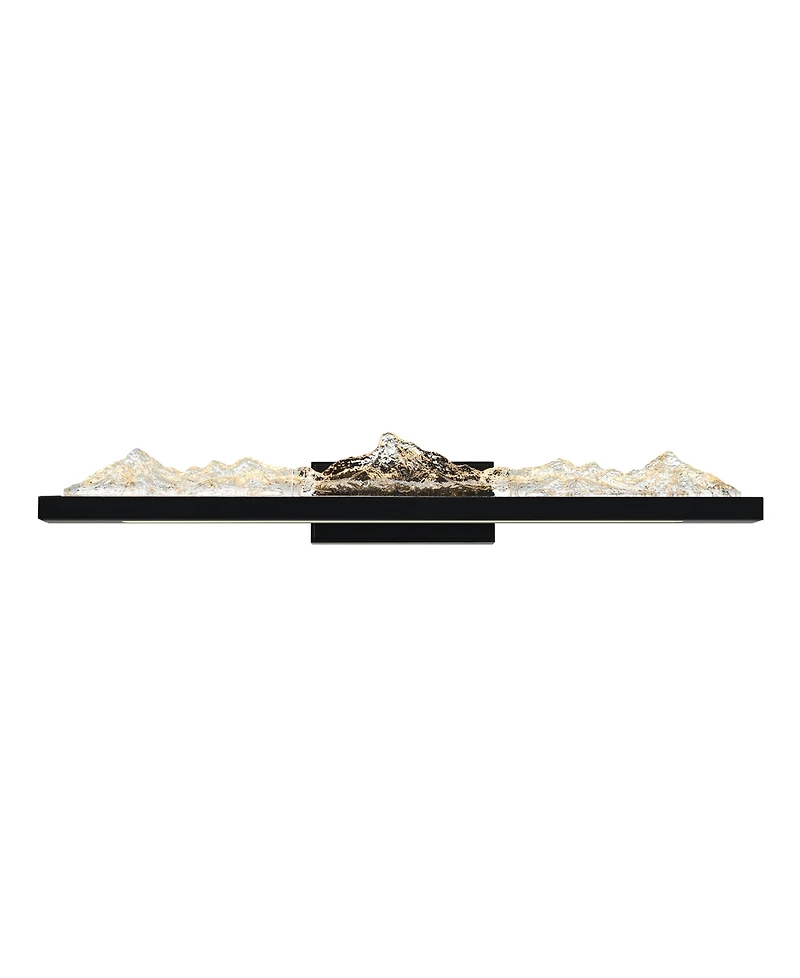 Cwi Lighting 5" Metal Himalayas Integrated Led Vanity Light