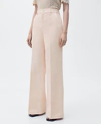 Mango Women's High-Rise Wide Leg Jeans