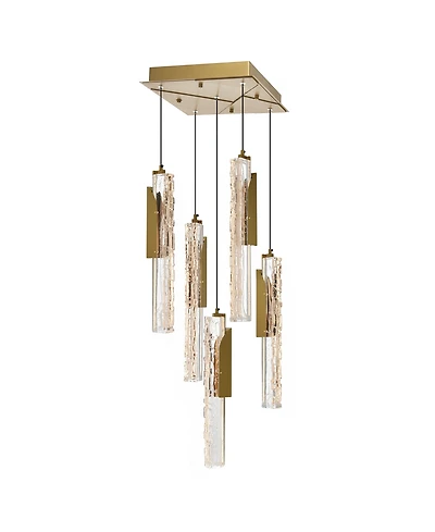 Cwi Lighting 18" Metal Valira Integrated Led Mini Pendant