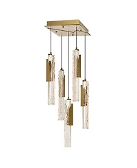 Cwi Lighting 18" Metal Valira Integrated Led Mini Pendant