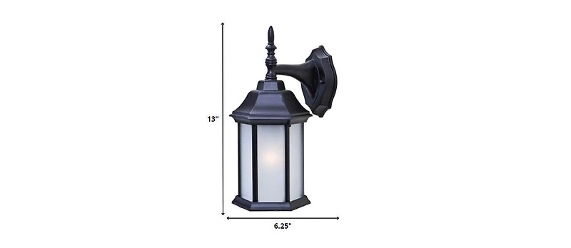 Swing Arm Wall Light with Frosted Glass – Elegant Fixture for Home & Office