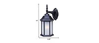 Swing Arm Wall Light with Frosted Glass – Elegant Fixture for Home & Office