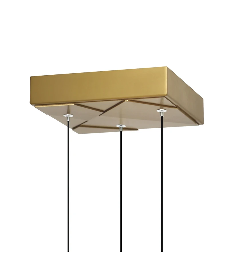 Cwi Lighting 18" Metal Valira Integrated Led Mini Pendant