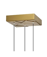 Cwi Lighting 18" Metal Valira Integrated Led Mini Pendant