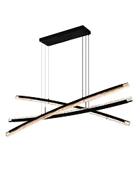 Cwi Lighting 26" Metal Saber Integrated Led Chandelier