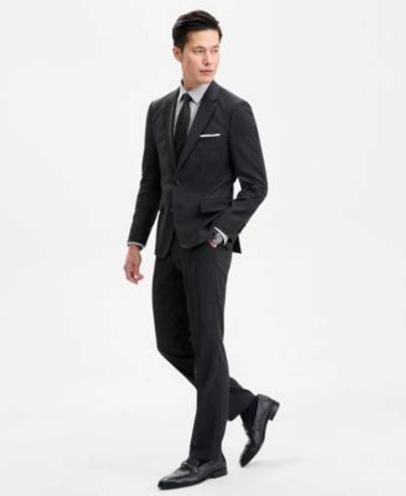 Hugo By Hugo Boss Mens Modern Fit Pinstripe Suit Separates