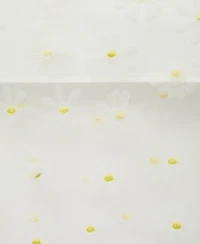 Mango Women's Floral Embroidered Semi-Transparent Skirt