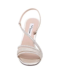 Nina Women's Abbi Asymmetrical Evening Sandals