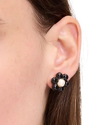 kate spade new york Gold-Tone Petal Puff Floral Stud Earrings