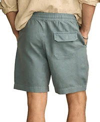 Lucky Brand Men's 7 Inch Linen Pull On Shorts