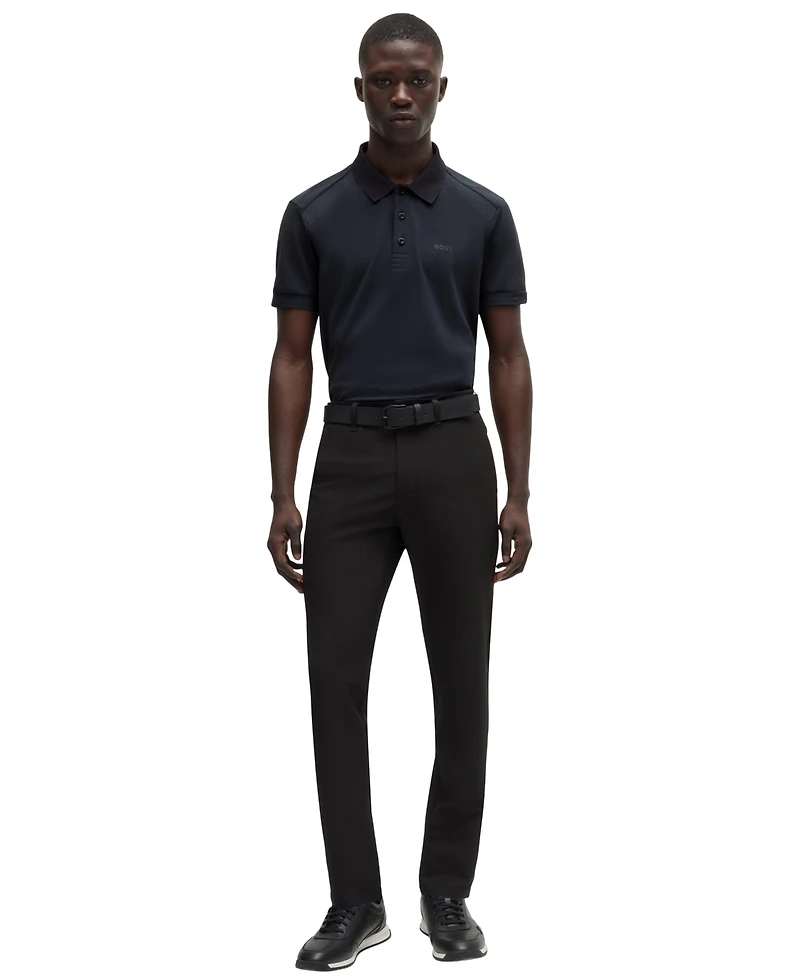 Boss by Hugo Boss Men's Striped Tape Insert Polo Shirt