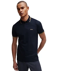 Boss by Hugo Men's Stretch-Cotton Slim-Fit Polo Shirt