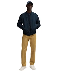 Boss by Hugo Boss Men's Logo Badge Water-Repellent Bomber Jacket