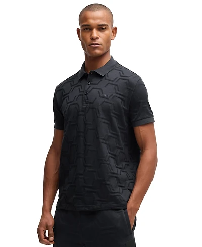 Boss by Hugo Men's Quilted Relaxed-Fit Paddy Polo