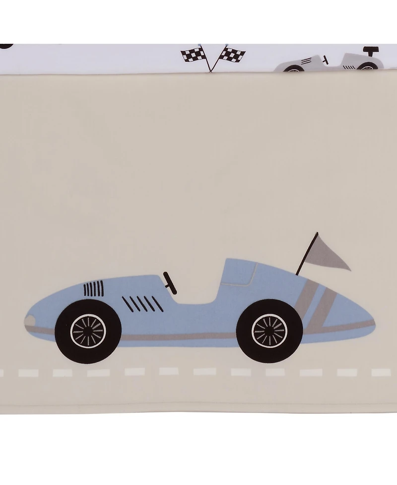 Lambs & Ivy Little Racer 3-Piece Cars/Transportation Baby Crib Bedding Set