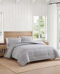 Tommy Hilfiger Danbury Stripe Cotton 2-Pc. Comforter Set, Twin/Twin Xl