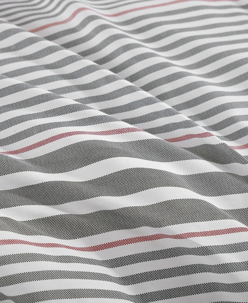 Tommy Hilfiger Danbury Stripe Cotton 3-Pc. Duvet Cover Set