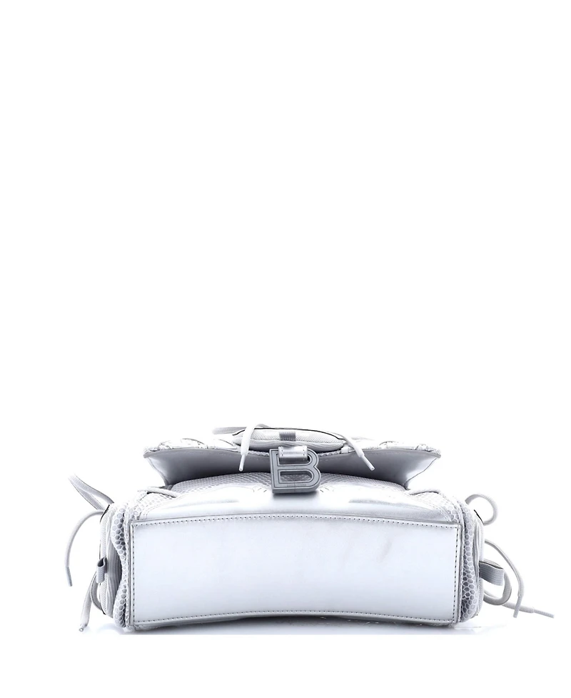 Pre-Owned Balenciaga Small SneakerHead Top Handle Bag Mesh and Faux Leather