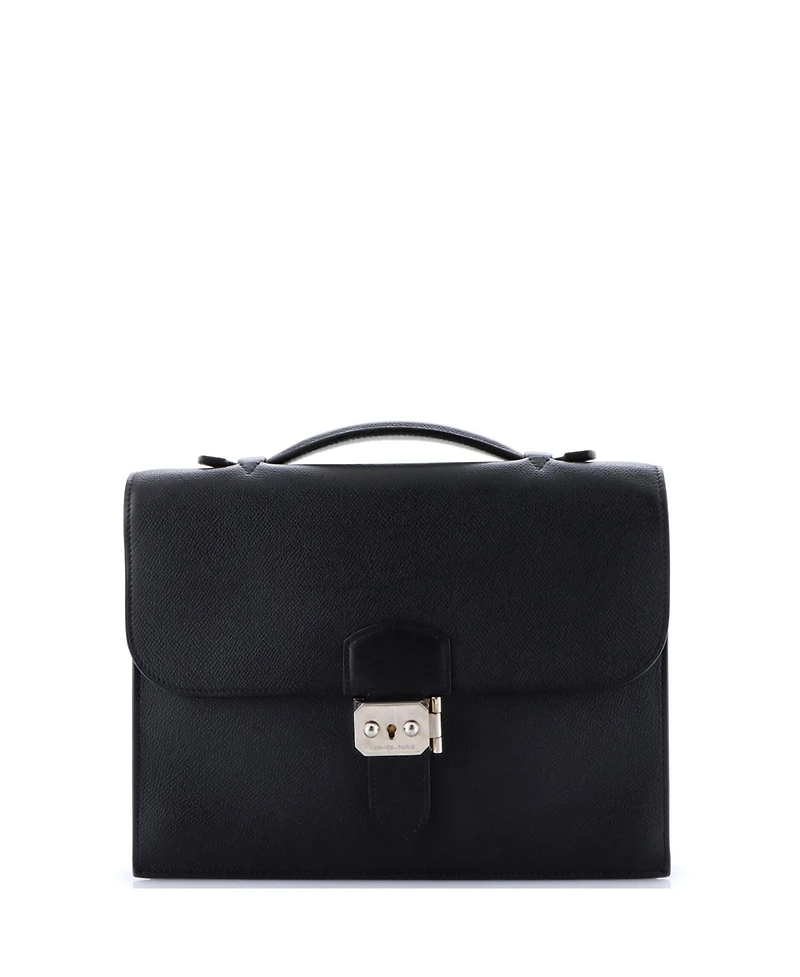 Pre-Owned Hermes 27 Sac a Depeches Bag Epsom
