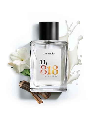 Noteworthy n,818 Eau De Parfum | Almost Friday | Jasmine Milk Woods Fragrance