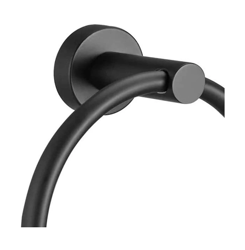 Wall-Mount Towel Ring & Toilet Paper Holder – Stainless Steel Design