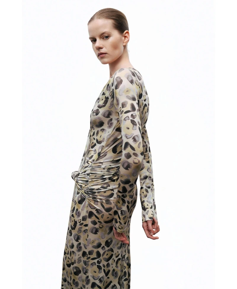 Nocturne Women's Twist Detail Maxi Dress