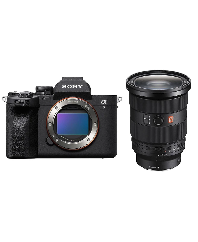 Sony Sony Alpha a7 Iv Full Frame Mirrorless Interchangeable Lens Digital 4K Camera, Black - Bundle with Sony Fe 24-70mm f/2.8 Gm Ii Standard Zoom