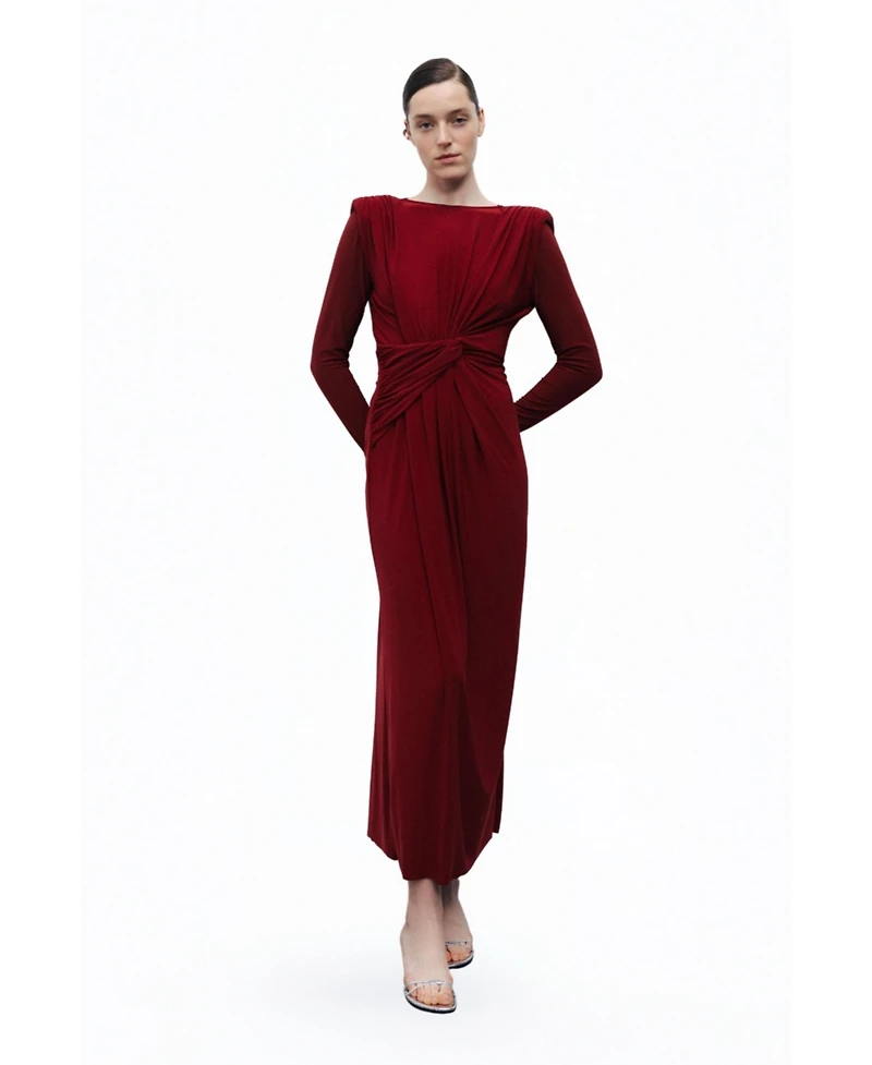 Nocturne Women's Maxi Dress with Twirl Detail