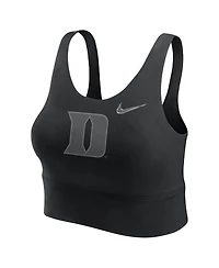 Nike Women's Black Duke Blue Devils Performance Long Line Sports Bra